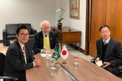 Darci Piana apresenta planos de investimentos ao cônsul do Japão
