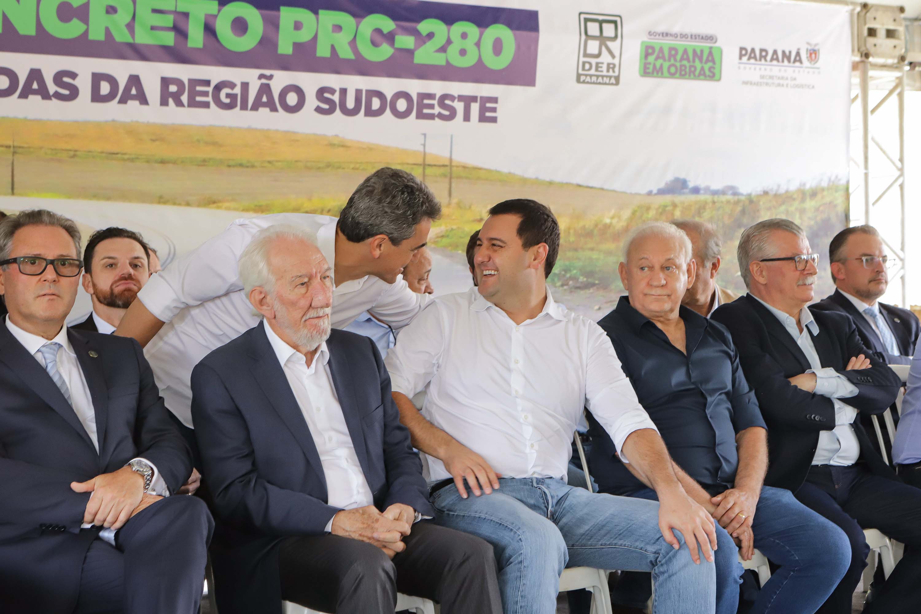 Sonho realizado: governador entrega nova PRC-280, revitalizada com concreto