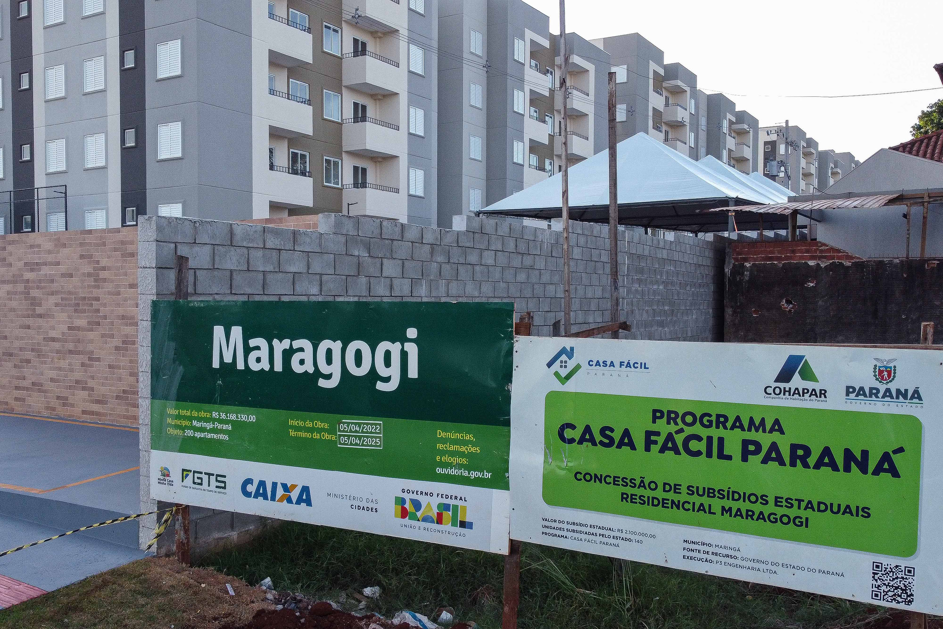 Com apoio do Estado, 200 moradores de Maringá ganham as chaves da casa própria