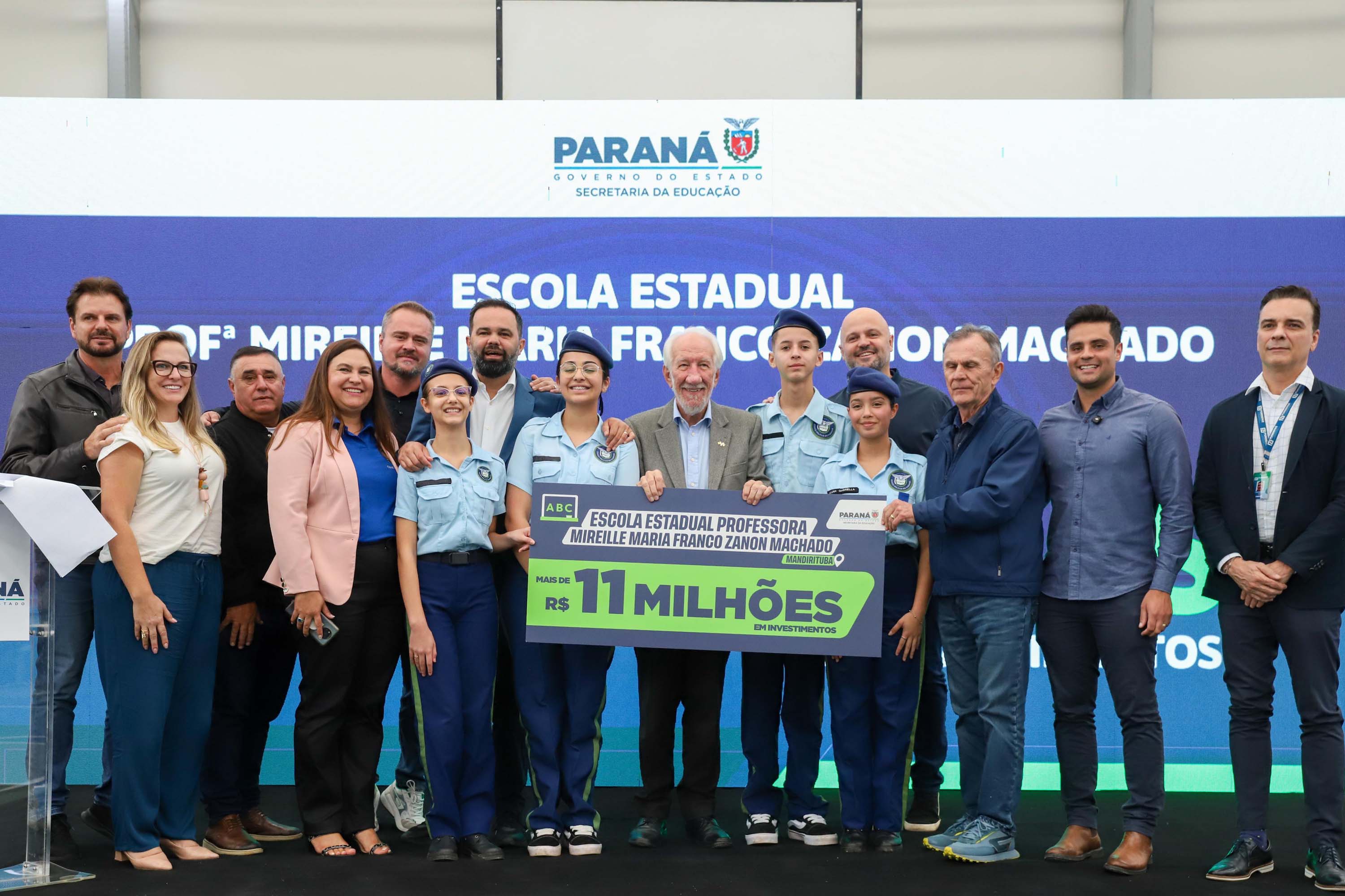 Mandirituba recebe nova escola estadual com investimento de R$ 11,3 milhões