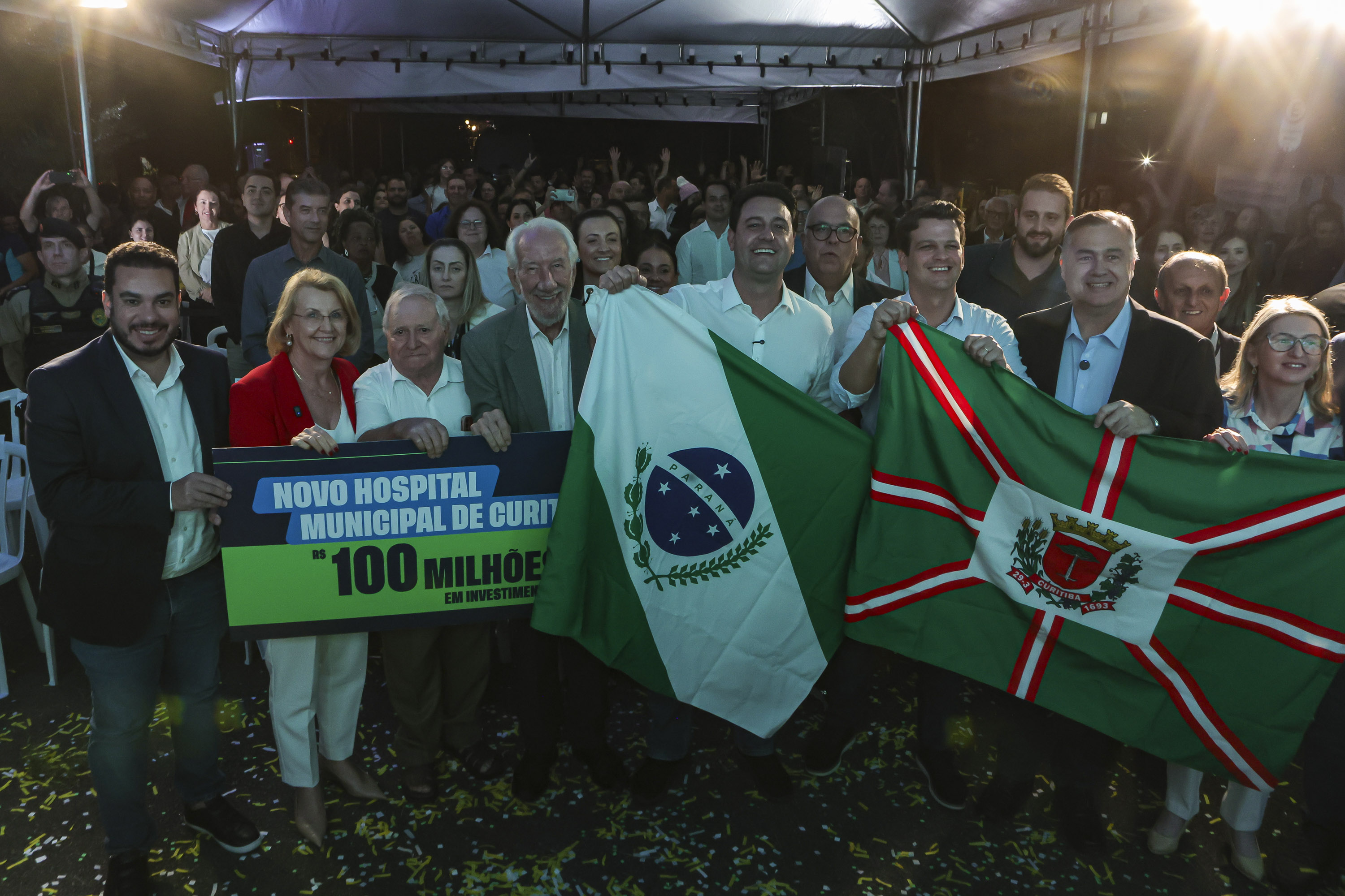 R$ 100 milhões: Ratinho Junior anuncia construção do Hospital Bairro Novo, em Curitiba