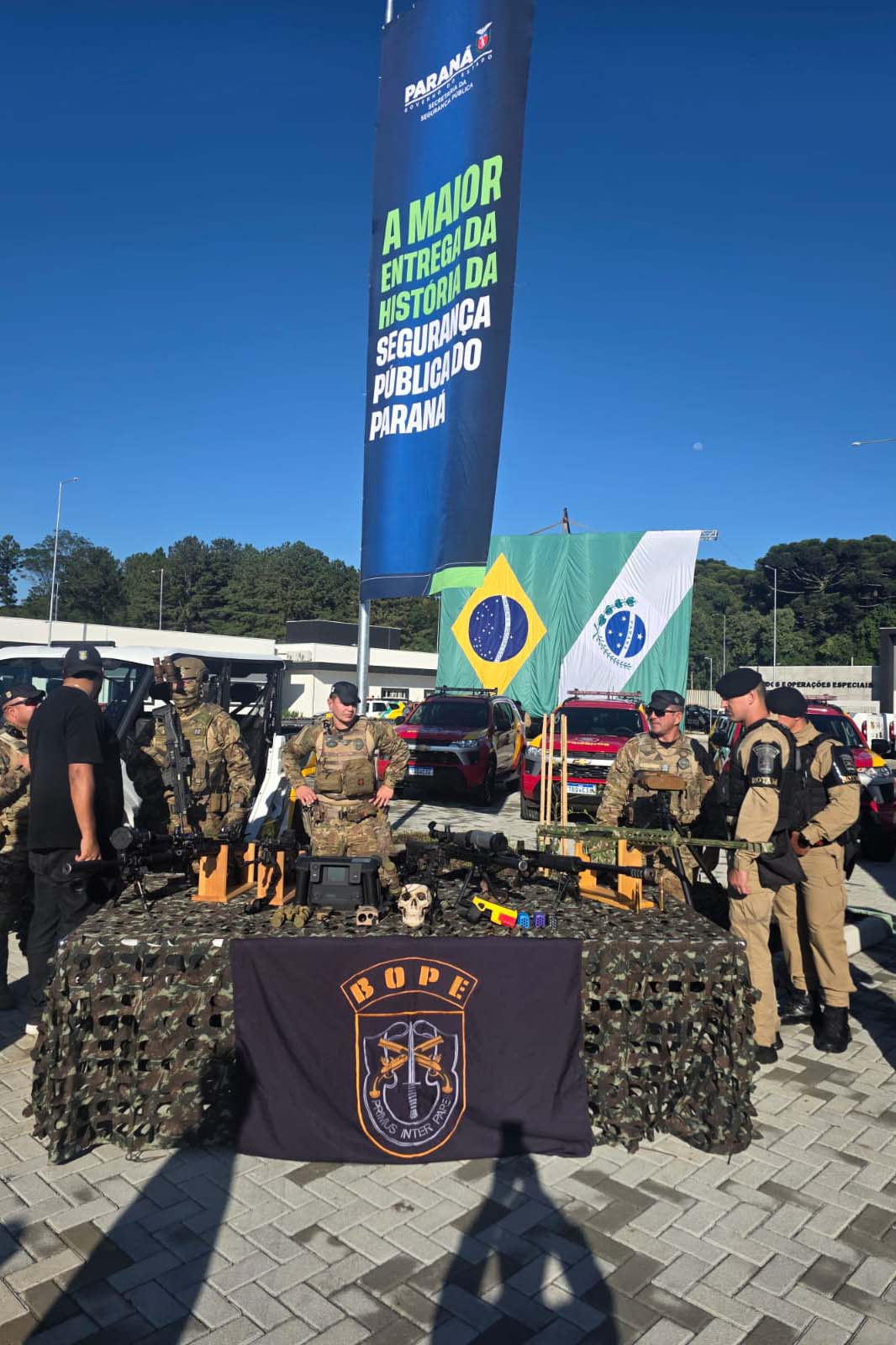 Com nova sede do BOPE e equipamentos, PMPR amplia operações de alta complexidade