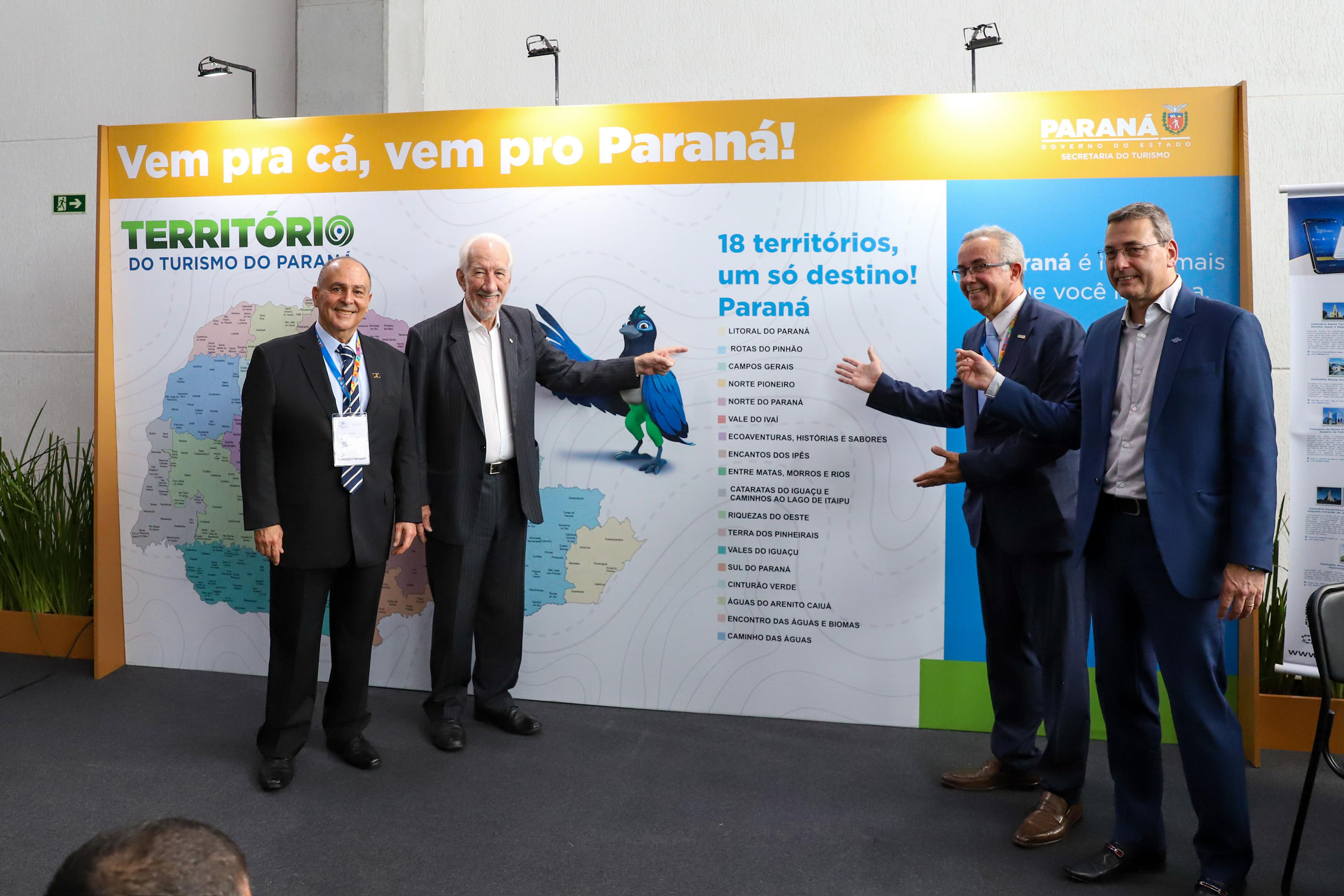 Na 30ª Expo Turismo Paraná, Darci Piana destaca importância do setor para o Estado
