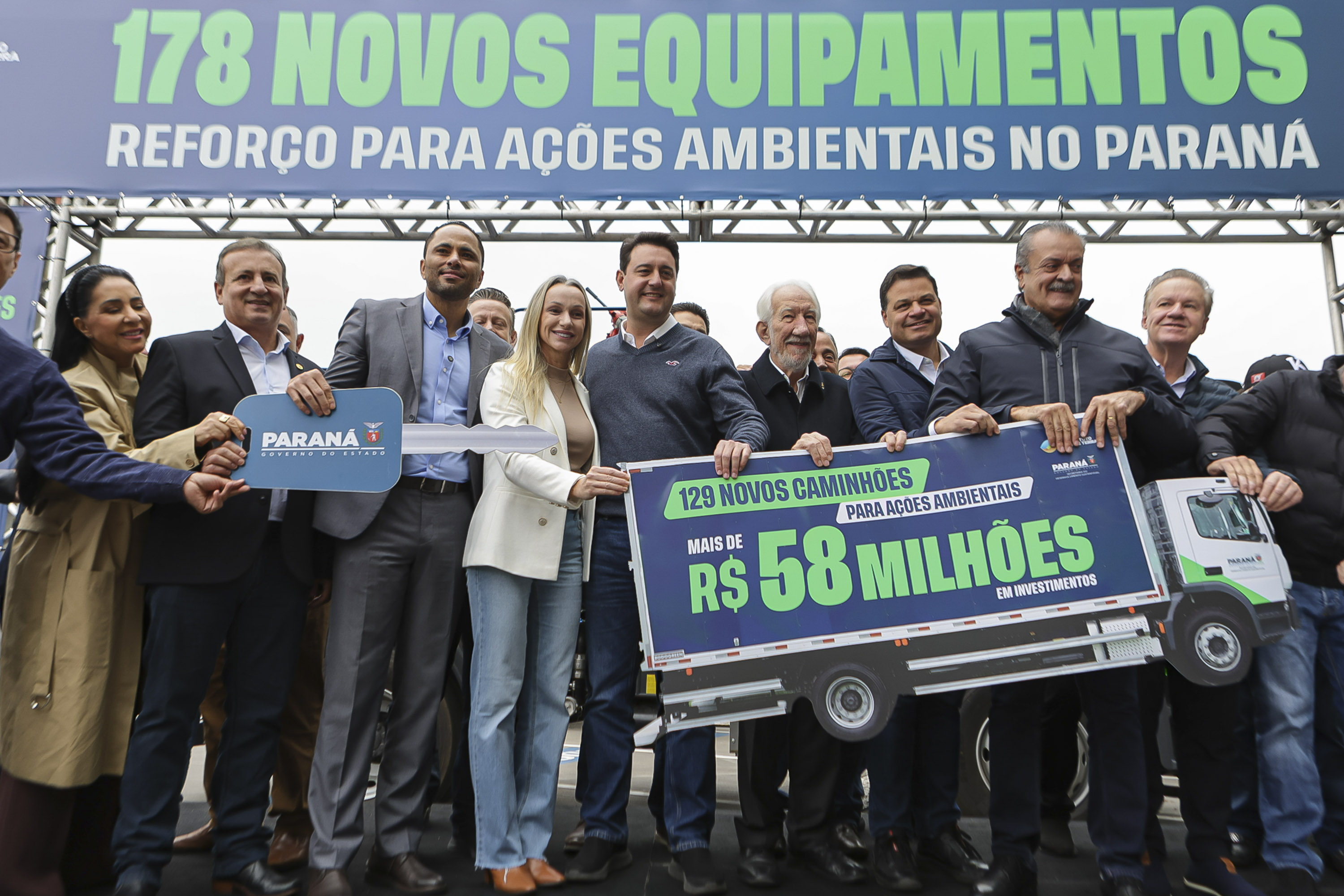 R$ 70,8 milhões: governador entrega veículos e equipamentos para fortalecer gestão ambiental