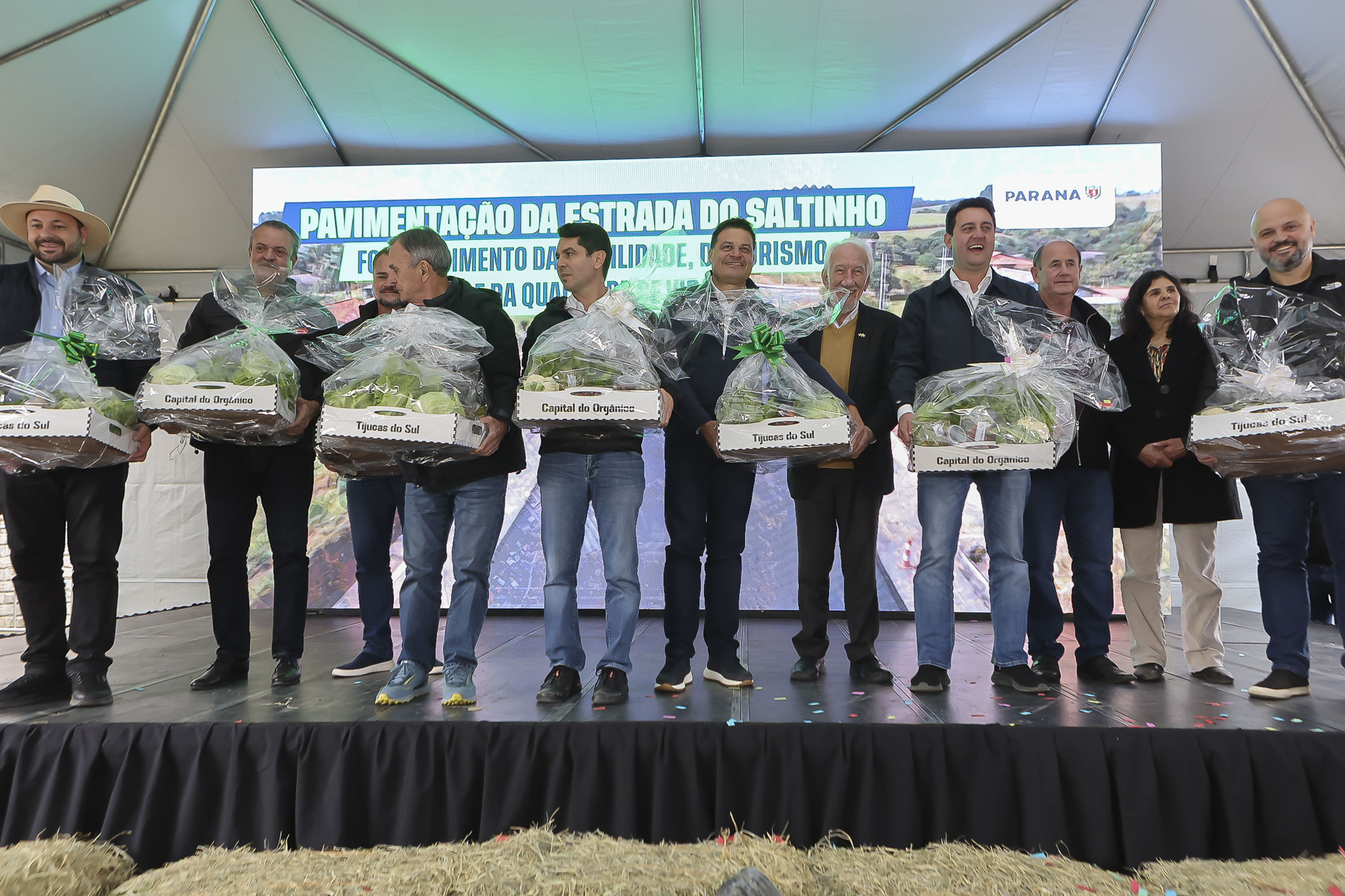Ratinho Junior libera R$ 90,7 milhões para pavimentação de estrada turística e outras obras em Tijucas do Sul