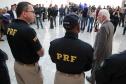Entrega de viaturas para a PRF