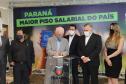 Governador ratifica novo salário mínimo regional do Paraná, o maior do País