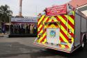 Caminhão de modelo americano é entregue ao Corpo de Bombeiros de São José dos Pinhais