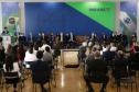 Governador participa da posse de André Giamberardino como defensor público-geral do Paraná