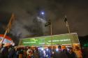 Primeira apresentação do Natal no Palácio Iguaçu é um espetáculo de fogos, luzes e música