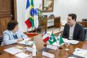 Governador e embaixadora da França discutem cooperação em educação e sustentabilidade