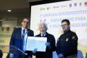 Vice-governador Darci Piana recebe homenagem da Polícia Rodoviária Federal
