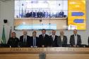 Piana acompanha homenagem ao empresário Carlos Beal, presidente da Apras