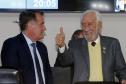 Piana acompanha homenagem ao empresário Carlos Beal, presidente da Apras