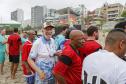 Futebol das Estrelas reúne veteranos paranaenses nas areias de Caiobá 