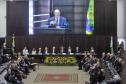 Governador reforça parceria institucional com o TJPR na posse da nova cúpula diretiva