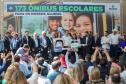 Governador entrega mais 173 ônibus escolares para a rede pública do Paraná