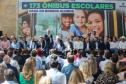 Governador entrega mais 173 ônibus escolares para a rede pública do Paraná
