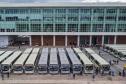Região Metropolitana de Curitiba recebe 100 ônibus para renovação da frota do transporte coletivo