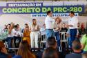 Com grandes obras, PRC-280 será revitalizada em concreto de Palmas a Pato Branco