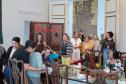 Moradoras de asilo comemoram Dia das Mães com café da tarde no Palácio Iguaçu