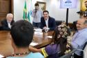 Governador recebe 1ª aluna indígena selecionada para o programa Ganhando o Mundo