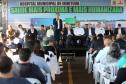 Estado libera R$ 12 milhões para 1º hospital de Imbituva e entrega matrículas de 171 casas