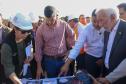 Darci Piana e presidente do Paraguai visitam Ponte da Integração, em Foz do Iguaçu