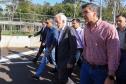 Darci Piana e presidente do Paraguai visitam Ponte da Integração, em Foz do Iguaçu
