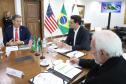 Governador Ratinho Junior apresenta potenciais do Paraná ao cônsul-geral dos EUA