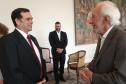 Piana destaca ao embaixador do Paraguai ações do Paraná na infraestrutura e educação