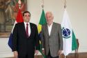 Piana destaca ao embaixador do Paraguai ações do Paraná na infraestrutura e educação