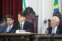 Piana enfatiza trabalho do TCE para a sociedade na posse do novo presidente