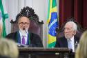 Piana enfatiza trabalho do TCE para a sociedade na posse do novo presidente