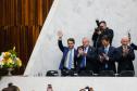 Governador participa da posse do deputado Alexandre Curi como presidente da Alep