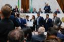 Governador participa da posse do deputado Alexandre Curi como presidente da Alep