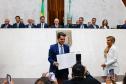 Governador participa da posse do deputado Alexandre Curi como presidente da Alep