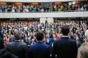 Governador participa da posse do deputado Alexandre Curi como presidente da Alep