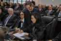 Governador participa da posse de Lidia Maejima, primeira mulher a presidir o TJPR