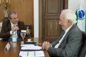 Governador em exercício recebe homenagem de representantes comerciais