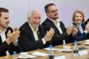 Darci Piana visita obras de nova fábrica bilionária da LG em Fazenda Rio Grande