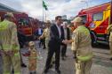 Caminhões, ambulâncias e sonar: governador entrega equipamentos aos BombeirosJonathan Campos/AEN