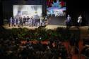 PRESENÇAS – Participaram da abertura do evento o vice-governador Darci Piana; os ministros do Tribunal de Contas da União (TCU) Otto Alencar Rodrigues e Weder de Oliveria; e do Tribunal Superior do Trabalho (TST), Douglas Alencar Rodrigues; o presidente do TRT-PR, Célio Horst; o presidente do TRF4, João Batista Silveira Pinto; o secretário estadual da Justiça e Cidadania, Valdemar Bernardo Jorge; e o deputado federal Arthur Maia. GALERIA DE IMAGENS 