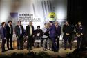 PRESENÇAS – Participaram da abertura do evento o vice-governador Darci Piana; os ministros do Tribunal de Contas da União (TCU) Otto Alencar Rodrigues e Weder de Oliveria; e do Tribunal Superior do Trabalho (TST), Douglas Alencar Rodrigues; o presidente do TRT-PR, Célio Horst; o presidente do TRF4, João Batista Silveira Pinto; o secretário estadual da Justiça e Cidadania, Valdemar Bernardo Jorge; e o deputado federal Arthur Maia. GALERIA DE IMAGENS 