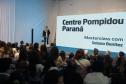 Solano Benítez aprofunda conceitos do Centre Pompidou Paraná em palestra no terreno do museu