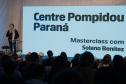 Solano Benítez aprofunda conceitos do Centre Pompidou Paraná em palestra no terreno do museu