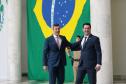 Ratinho Junior recebe Santiago Peña para debater novas oportunidades entre Paraná e Paraguai