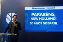 Ratinho Junior participa de evento em comemoração aos 50 anos da New Holland no Paraná
