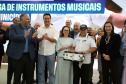 Estado entrega instrumentos musicais a 90 cidades e libera R$ 100 milhões para a cultura