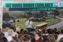 Estado inicia entrega de 687 ônibus escolares para 340 municípios